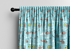 Sky Patrol, Horizon - Made to Measure Curtains - Image 9